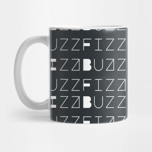 Fizz Buzz - Text Dark Mug